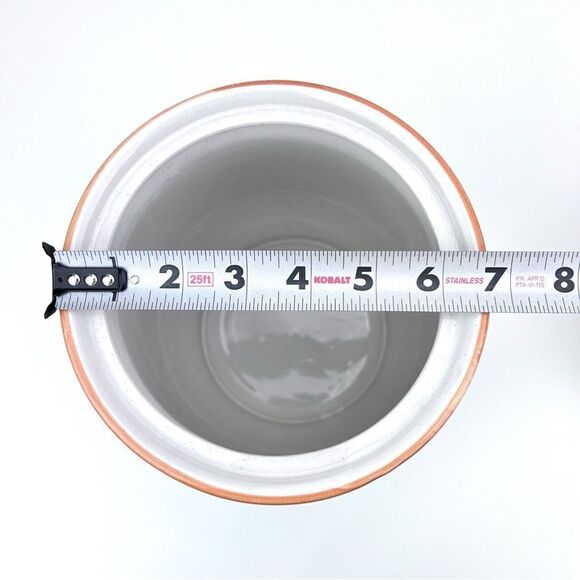 Newcor Stoneware Country Village Cookie Jar Canister - Picture 11 of 11